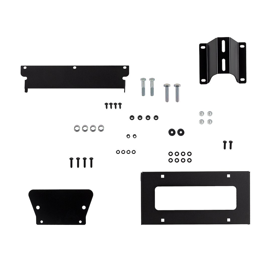 ARB 4×4 Accessories Winch Mount, For Use with Arb Bumper, Bolt on, Painted, Black, Steel, Without Winch – 3500930