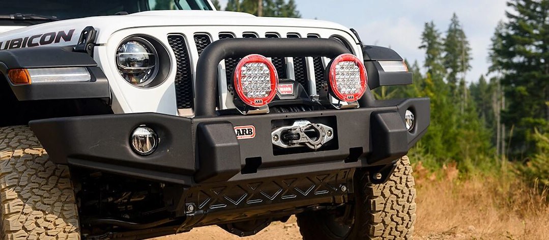 ARB 4×4 Accessories Winch Fairlead Cover, For Use with Arb Bumper 3450230/3550150, Textured Black, Steel – 3550150