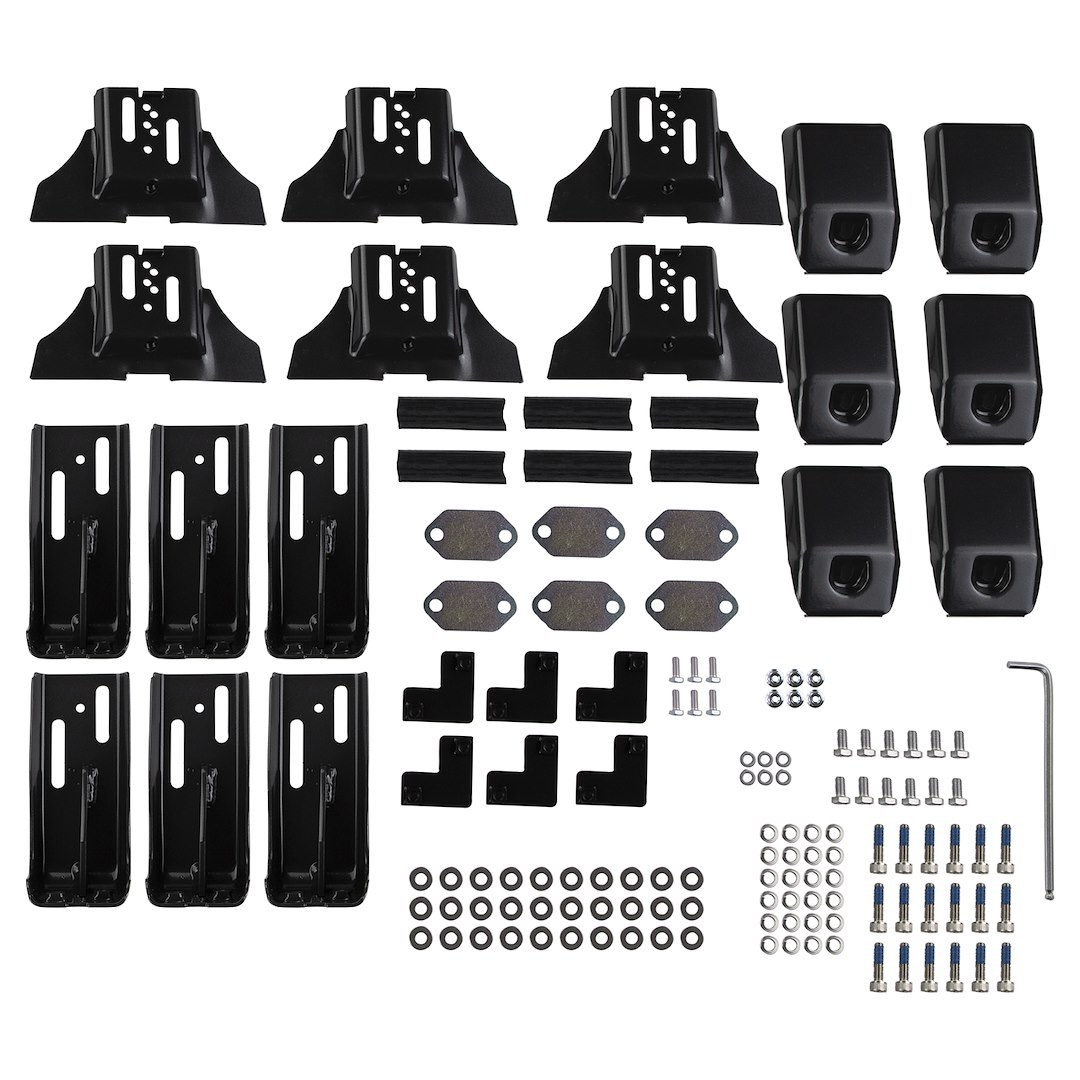 ARB 4×4 Accessories Roof Basket Mounting Kit, For Use with Arb Roof Basket, With Clamps/ Brackets/ All Necessary Hardware – 3700050