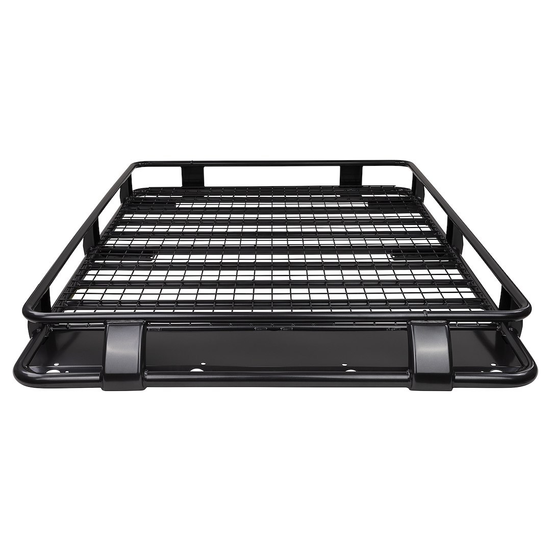 ARB 4×4 Accessories Roof Basket, 70 Inch Long X 44 Inch Wide, 330LBS Weight Capacity, Painted, Black, Steel, With Mesh Floor Insert – 3813010M