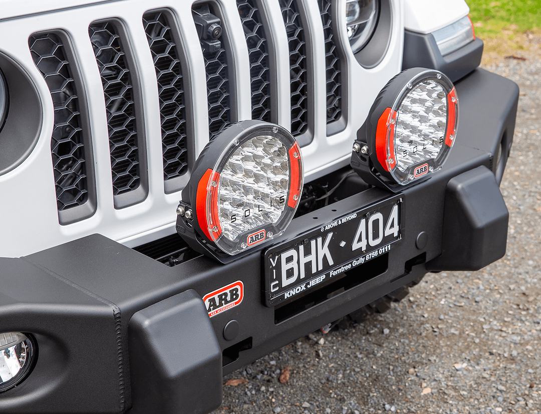 ARB 4×4 Accessories Bumper, Bumper Component, One Piece Design, Mounting Hardware Included, Without Grille Guard, With Internal Winch Mount – 3950240