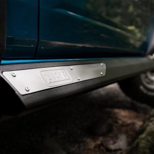 ARB 4×4 Accessories Rocker Panel Guard, Flat, Powder Coated, Black, Steel, With Step – 4480020