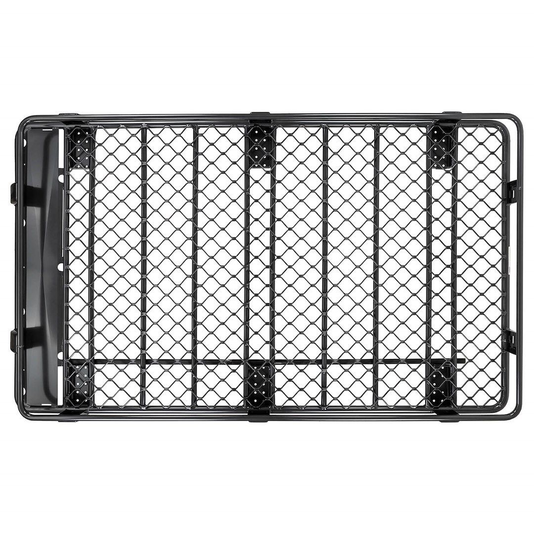 ARB 4×4 Accessories Roof Basket, 87 Inch Long X 49 Inch Wide, 330LBS Weight Capacity, Painted, Black, Alloy, With Mesh Floor Insert – 4900010M