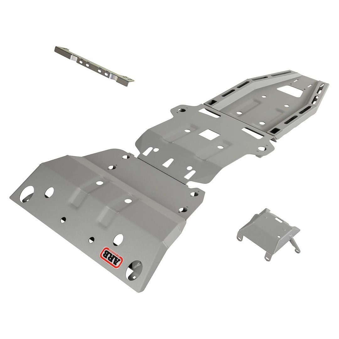 ARB 4×4 Accessories Skid Plate, Engine and Transmission Pan Protection, Powder Coated, Black, Steel – 5421110