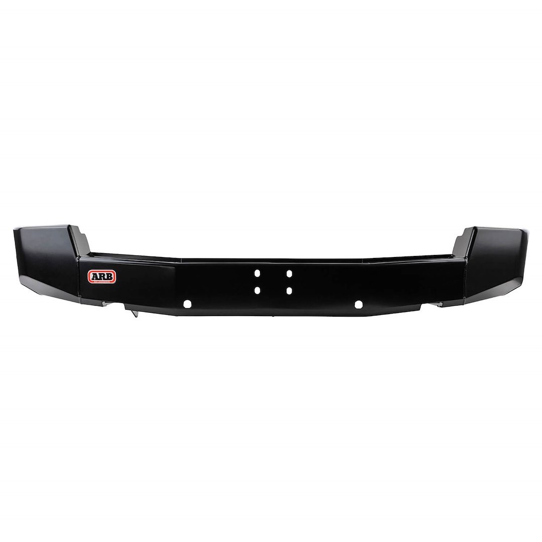 ARB 4×4 Accessories Bumper, One Piece Design, Mounting Hardware Included, Optional Tow Hitch, Powder Coated Black Steel, With Jacking Points – 5620010