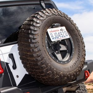 ARB 4×4 Accessories License Plate Relocation Kit, License Plate Relocator, Relocates to Spare Tire, With Light, With Bracket and Hardware – 5750390