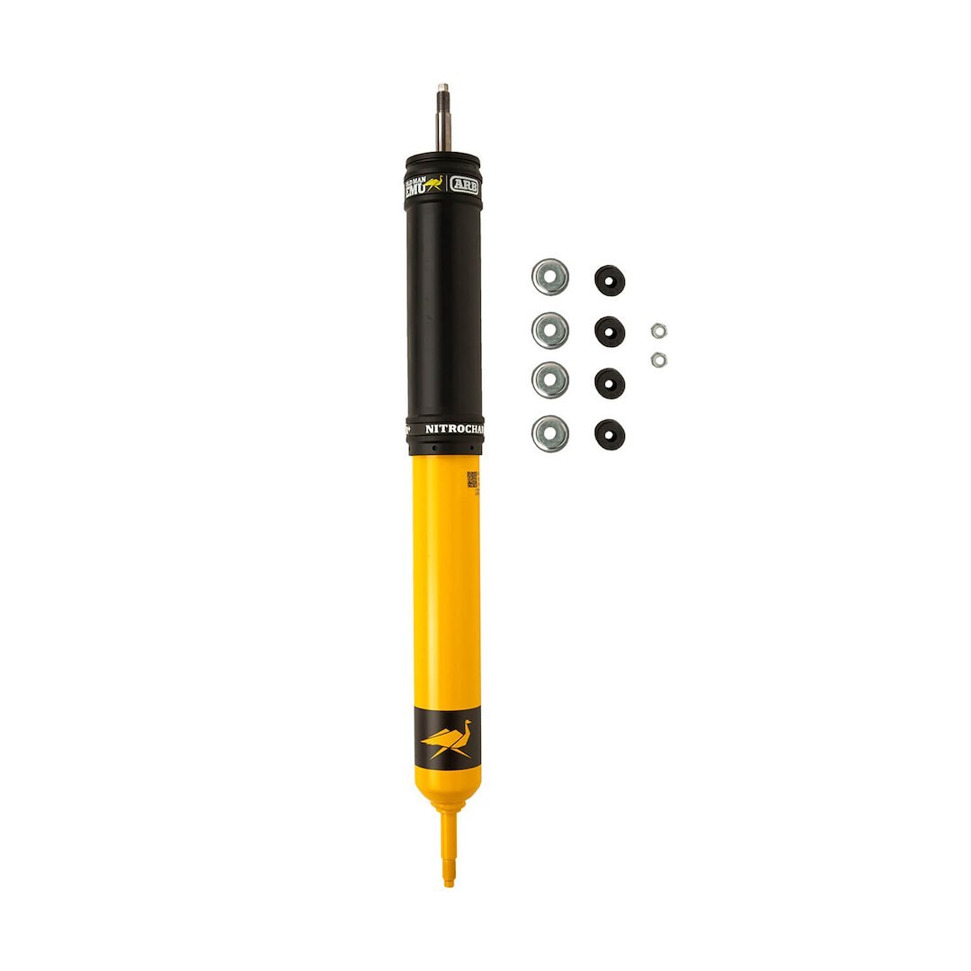 ARB 4×4 Accessories Shock Absorber, Nitrocharger, Nitrogen Gas Charged, Non Adjustable, With Shock Absorber Boot, Single – 63008