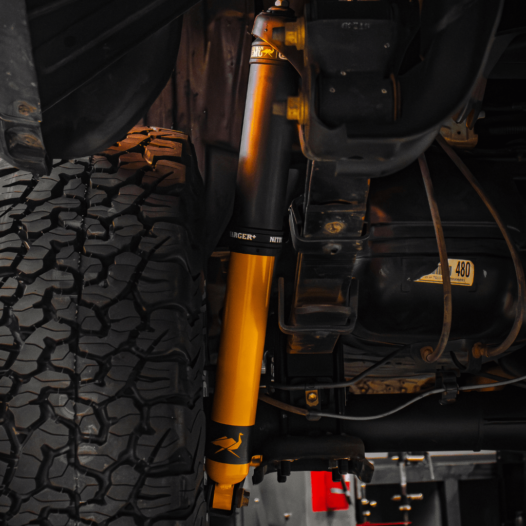 ARB 4×4 Accessories Shock Absorber, Nitrocharger, Nitrogen Gas Charged, Non Adjustable, With Shock Absorber Boot, Single – 63161