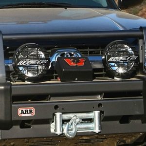 ARB 4×4 Accessories Driving/ Fog Light, Halogen Bulb, H9 Bulb, 8 Inch Round, 100 Watt, Driving/ Spot Beam, Clear Lens, Black/ Silver Housing – 901XSD