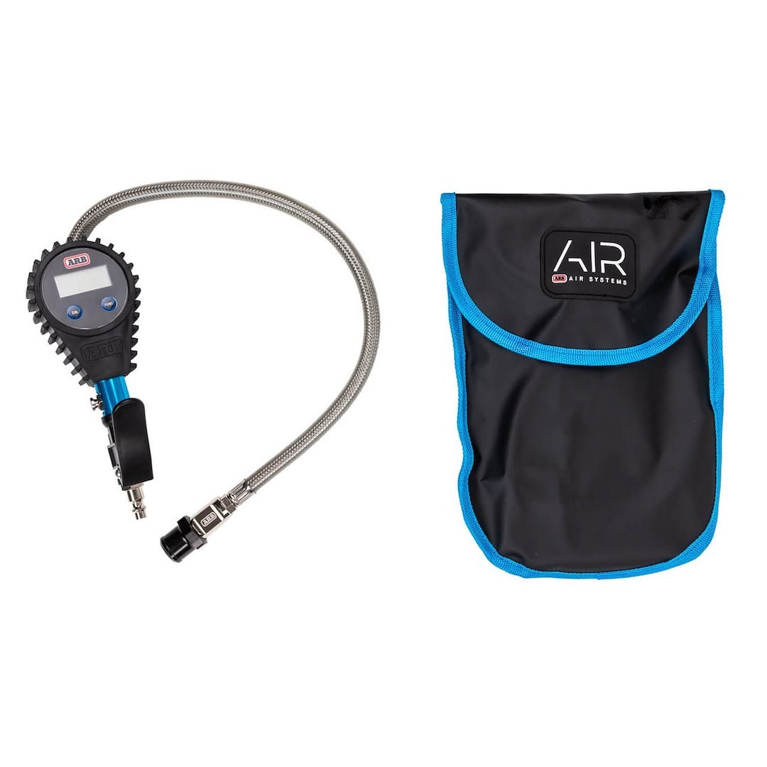 ARB 4×4 Accessories Air Compressor Tire Inflation Gun, With 23-1/2 Inch PVC Coated Braided Hose/ Digital IN-Line Gauge/ Air Chuck – ARB601A