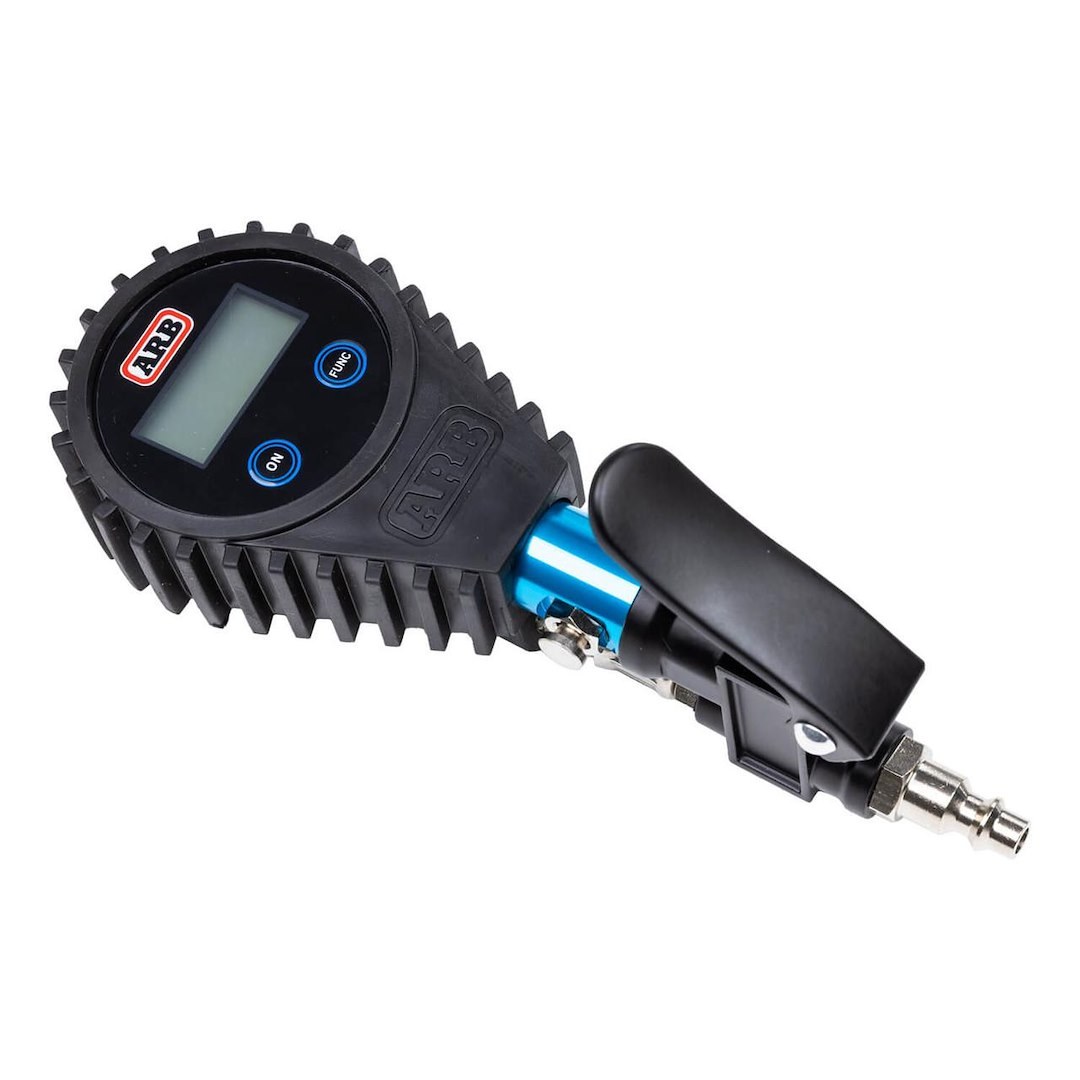 ARB 4×4 Accessories Air Compressor Tire Inflation Gun, With 23-1/2 Inch PVC Coated Braided Hose/ Digital IN-Line Gauge/ Air Chuck – ARB601A
