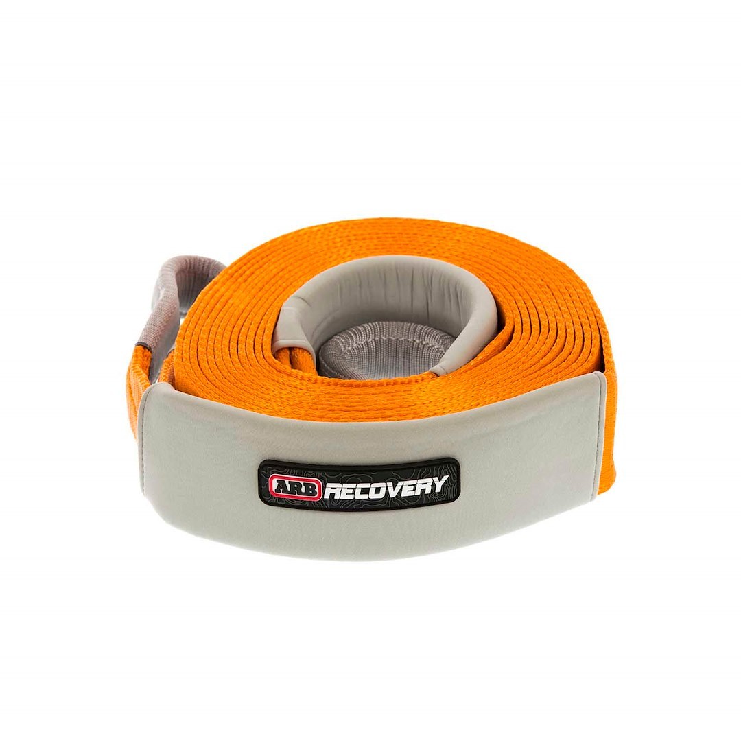 ARB 4×4 Accessories Recovery Strap, Snatch Strap, 3-1/8 Inch X 30 Foot, 24,000 Pound Capacity, Without Sleeve, Orange, Nylon – ARB710LB