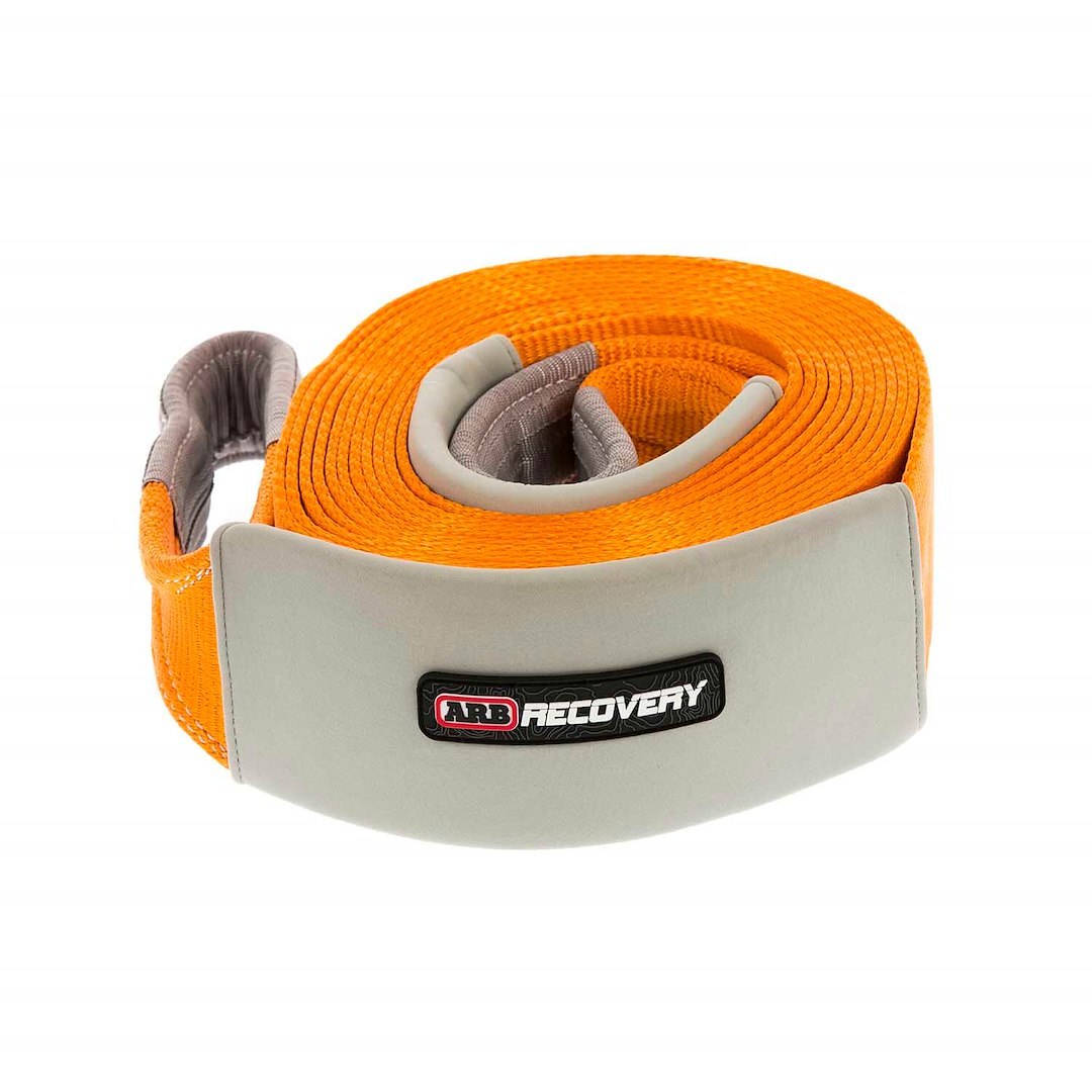 ARB 4×4 Accessories Recovery Strap, Snatch Strap, 4-1/8 Inch X 30 Foot, 33,000 Pound Capacity, Without Sleeve, Orange, Nylon – ARB715LB