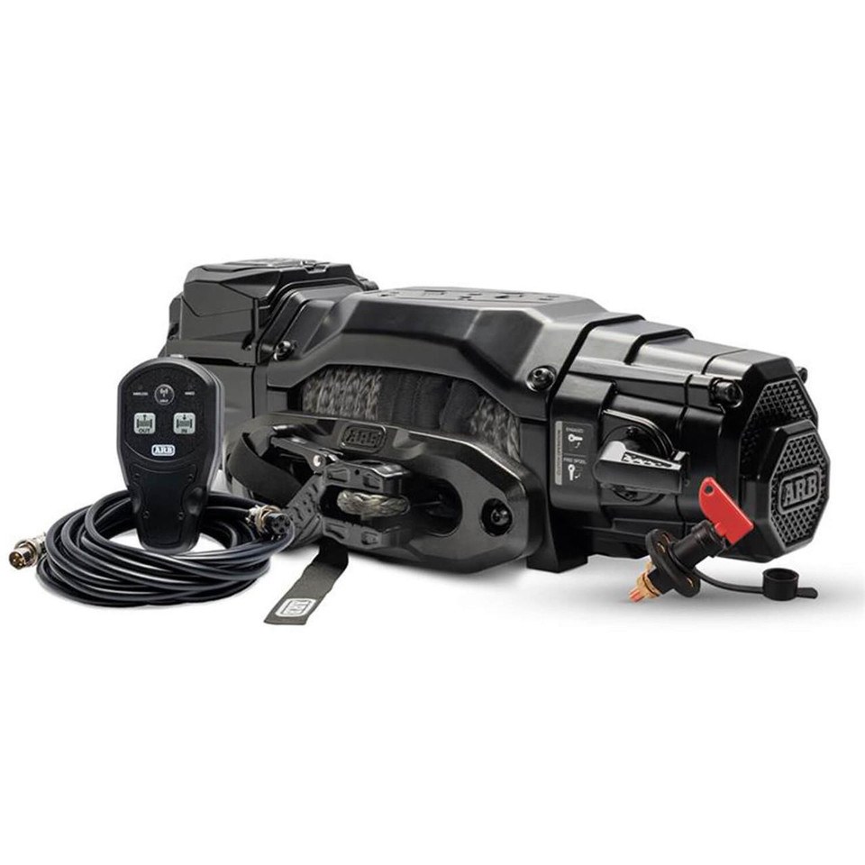 ARB 4×4 Accessories Winch, Wheeler, Vehicle Mounted, Vehicle Recovery Winch, 12 Volt Electric, 12000 Pound Line Pull Capacity – ARW120SA