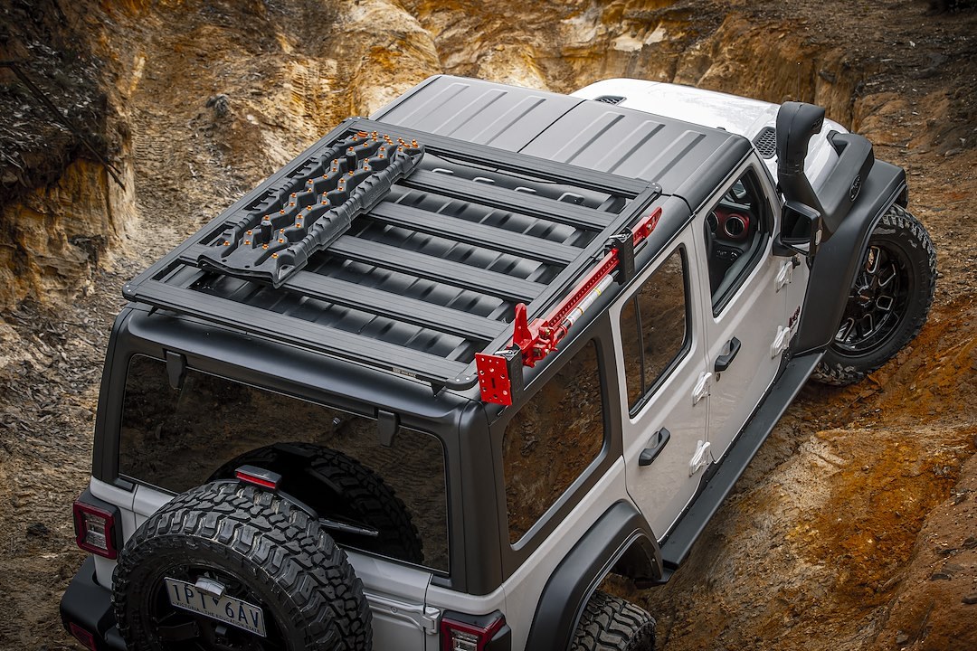ARB 4×4 Accessories Roof Basket, Base Rack, Painted, Black, Aluminum, 61 Inch Length X 51 Inch Width X Flat Height, With Wind Deflector – BASE261
