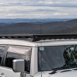 ARB 4×4 Accessories Roof Basket, Base Rack, Painted, Black, Aluminum, 84 Inch Length X 51 Inch Width X 3 Inch Height, With Wind Deflector – BASE271