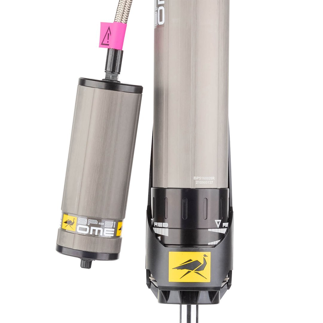 ARB 4×4 Accessories Shock Absorber, BP-51, Hydraulic, With External Reservoir, Independent Compression and Rebound Valve Adjustment – BP5160020R
