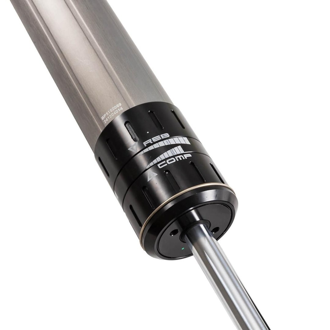ARB 4×4 Accessories Shock Absorber, BP-51, Hydraulic, With External Reservoir, Non Adjustable Valving, With Rock Guard, Gray and Black – BP5160069
