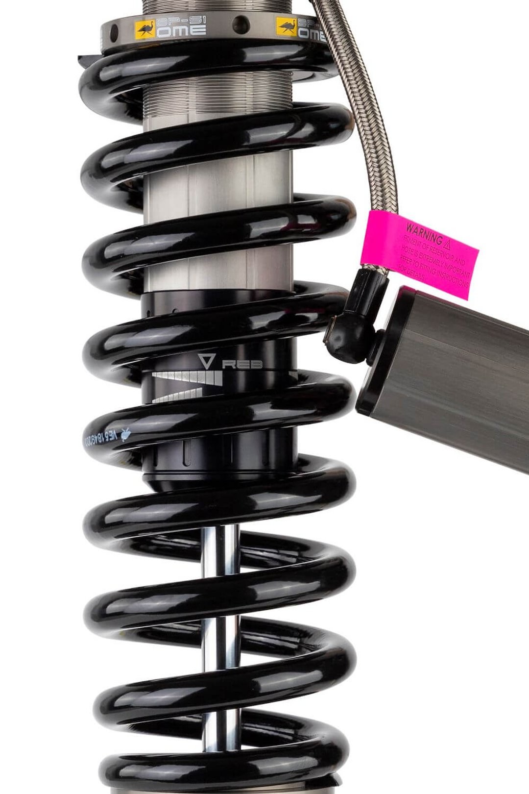 ARB 4×4 Accessories Coil Over Shock Absorber, BP-51, Independent Compression and Rebound Valve Adjustment, Ride Height Adjustable – BP5190010L