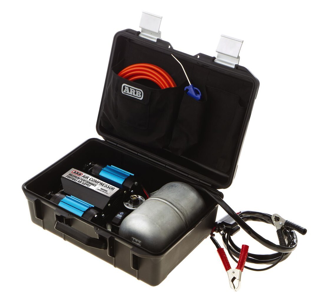 ARB 4×4 Accessories Air Compressor, Twin High Performance, Portable, 150 PSI Max Pressure, 6.16 Cfm @ 0 PSI and 4.68 Cfm @ 29 PSI – CKMTP24