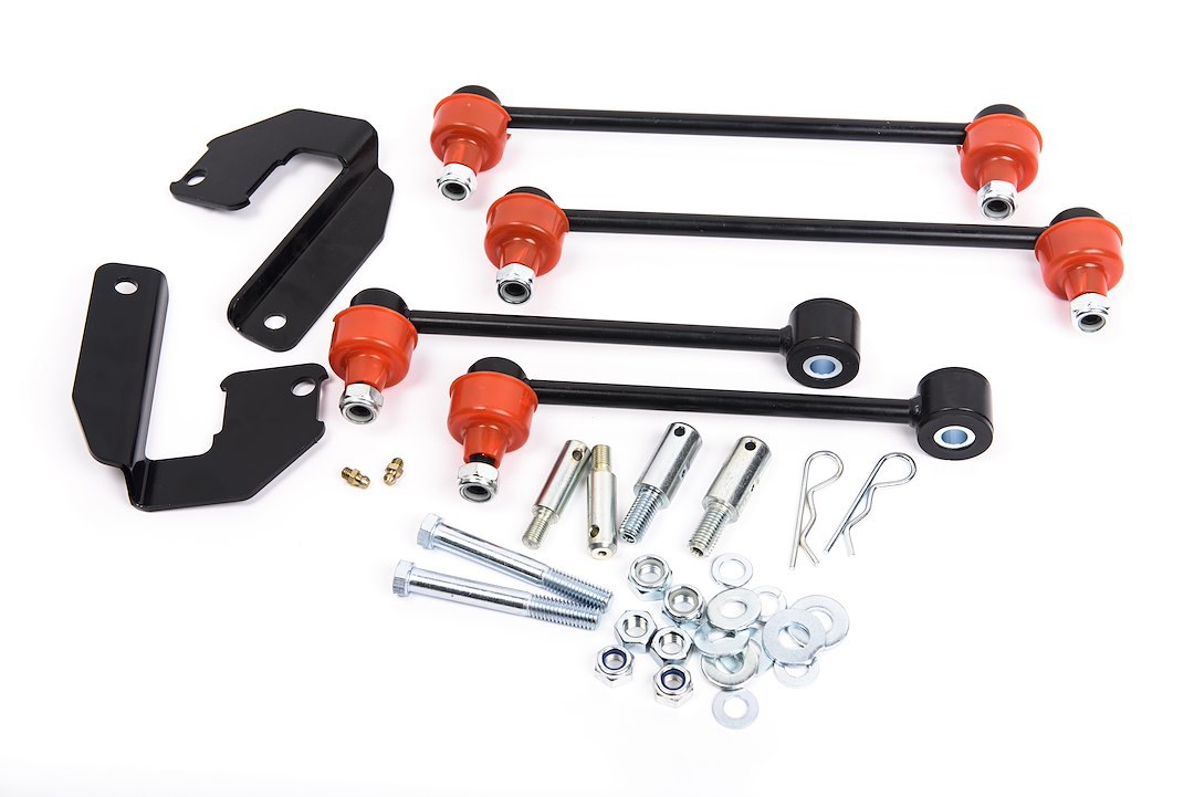 ARB 4×4 Accessories Stabilizer Bar Quick Disconnect, 4 Inch Lift, With Front and Rear Link Kits and Hardware, Set of 4 – FK48