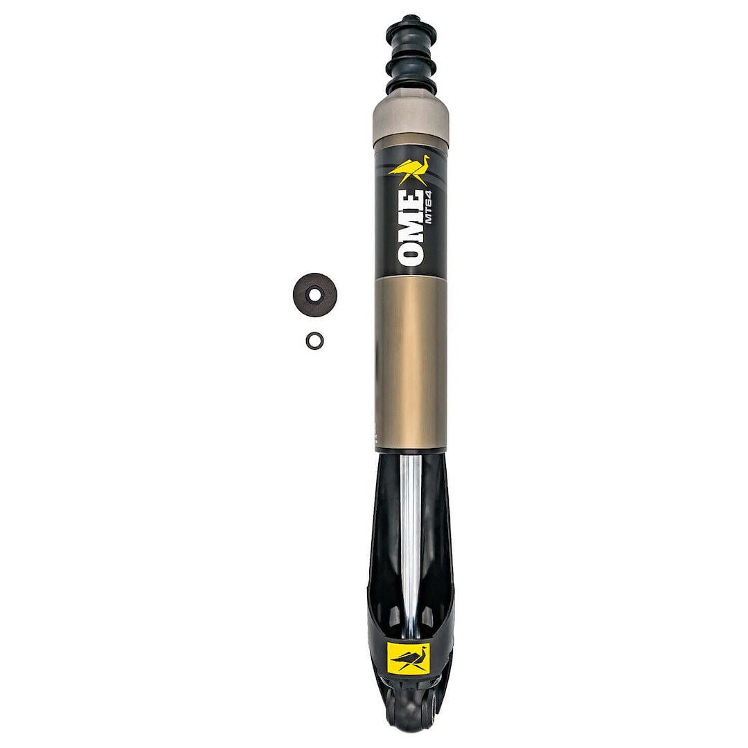 ARB 4×4 Accessories Shock Absorber, MT64, Hydraulic, Without External Reservoir, Non Adjustable Valving, With Rock Guard, Gray and Black – MT64601011