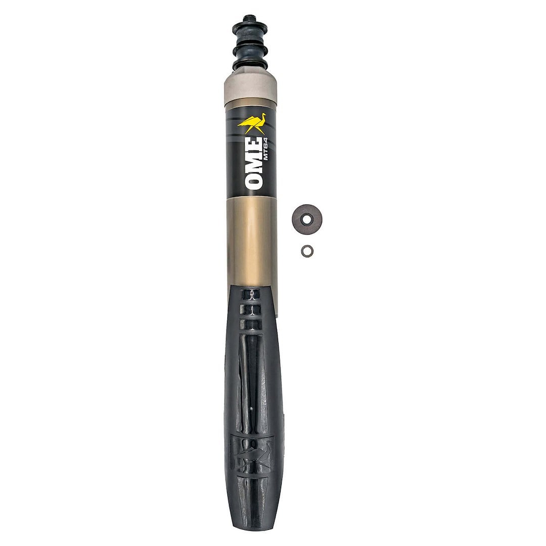 ARB 4×4 Accessories Shock Absorber, MT64, Hydraulic, Without External Reservoir, Non Adjustable Valving, With Rock Guard, Gray and Black – MT64601011