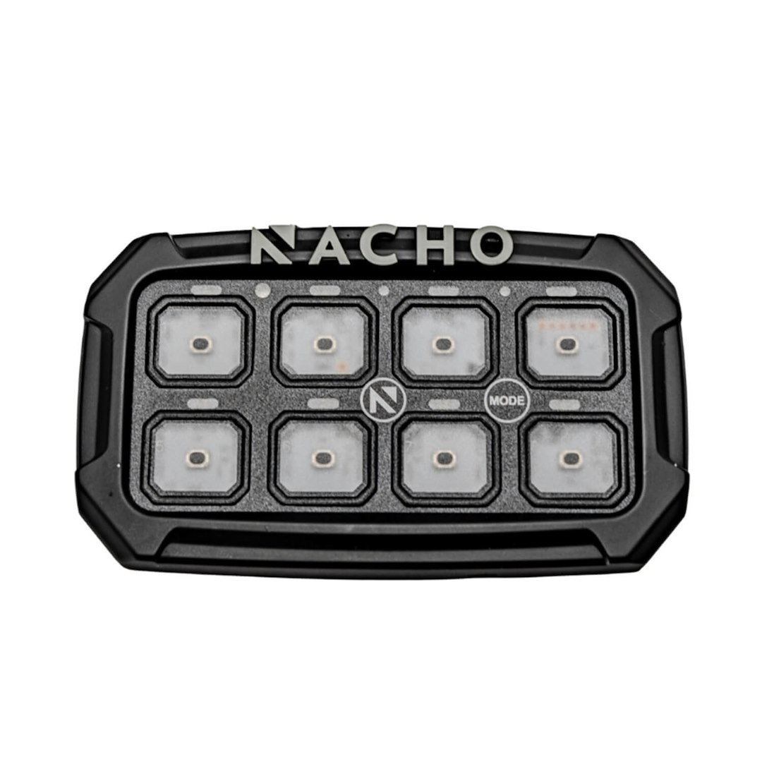 ARB 4×4 Accessories Switch Panel, Nacho, With Eight Switches, Adjustable Switch Backlighting, With Fuse Box, With Wiring Harness – NAC11SW