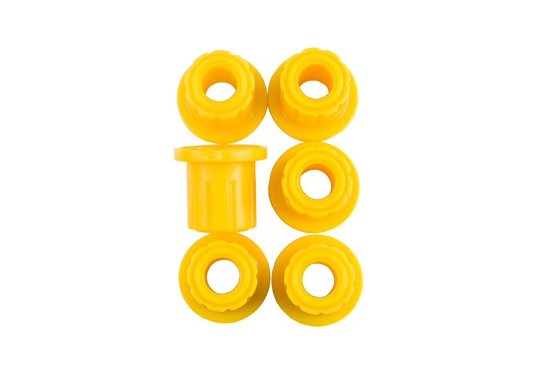 ARB 4×4 Accessories Leaf Spring Bushing, Yellow, Polyurethane, With Six Bushings, Without Sleeves – OMESB1
