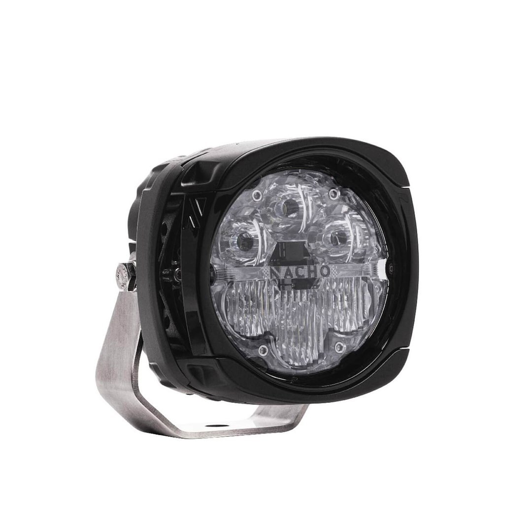 ARB 4×4 Accessories Driving/ Fog Light, Nacho, LED Bulb, 6 LED, 4 Inch Housing, 60 Watts, Hybrid-Spot Beam, 14400 Raw Lumens – PM411