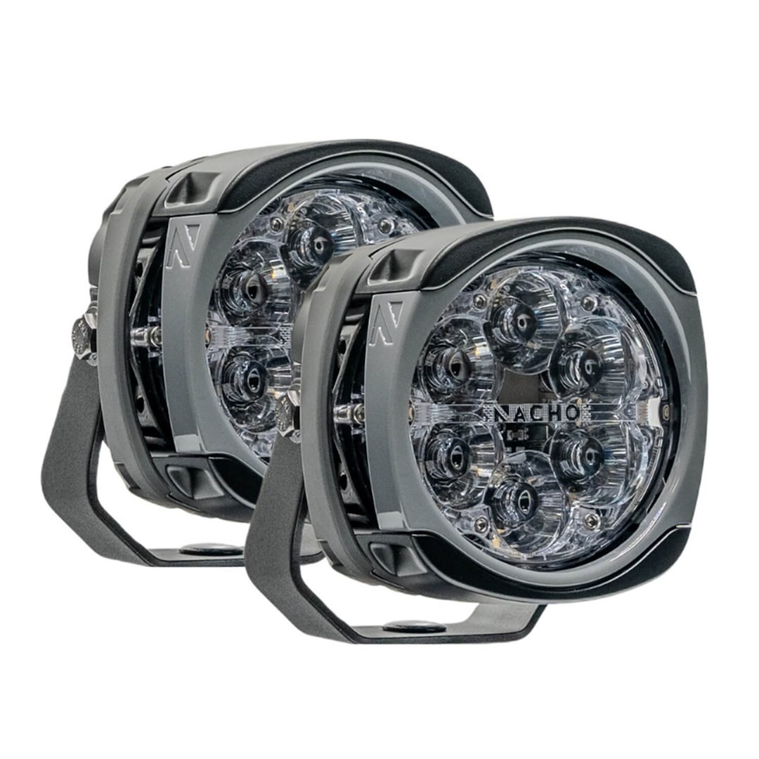 ARB 4×4 Accessories Driving/ Fog Light, Nacho, LED Bulb, 6 LED, 4 Inch Housing, 80 Watts, Hybrid-Spot Beam, 15000 Raw Lumens – PM415