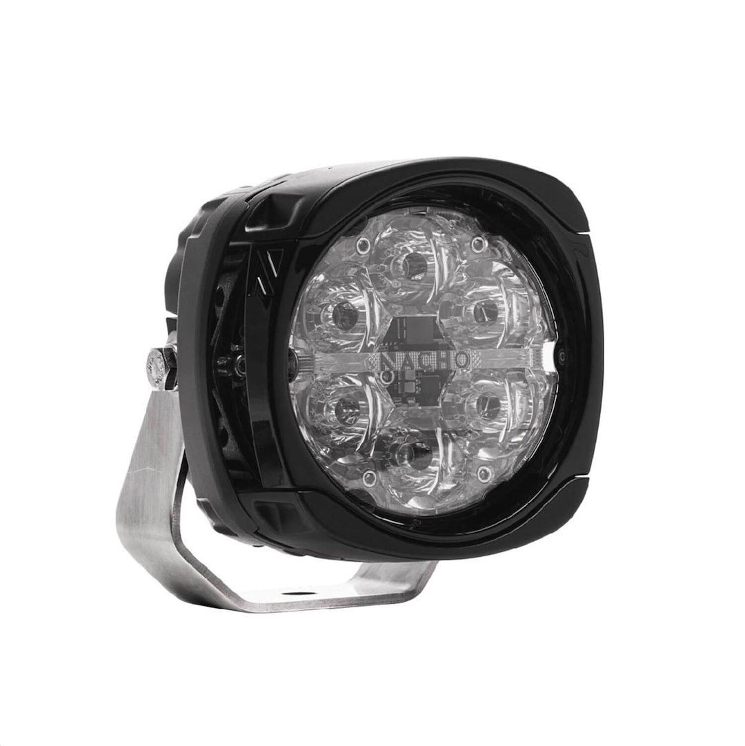 ARB 4×4 Accessories Driving/ Fog Light, Nacho, LED Bulb, 6 LED, 4 Inch Housing, 60 Watt, Spot Beam, 14400 Raw Lumens, Polycarbonate Lens – PM431