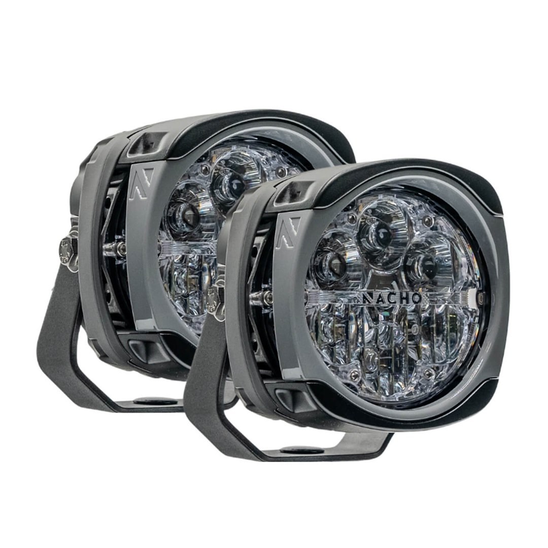 ARB 4×4 Accessories Driving/ Fog Light, Nacho, LED Bulb, 6 LED, 4 Inch Housing, 80 Watts, Combination Beam, 15000 Raw Lumens – PM435