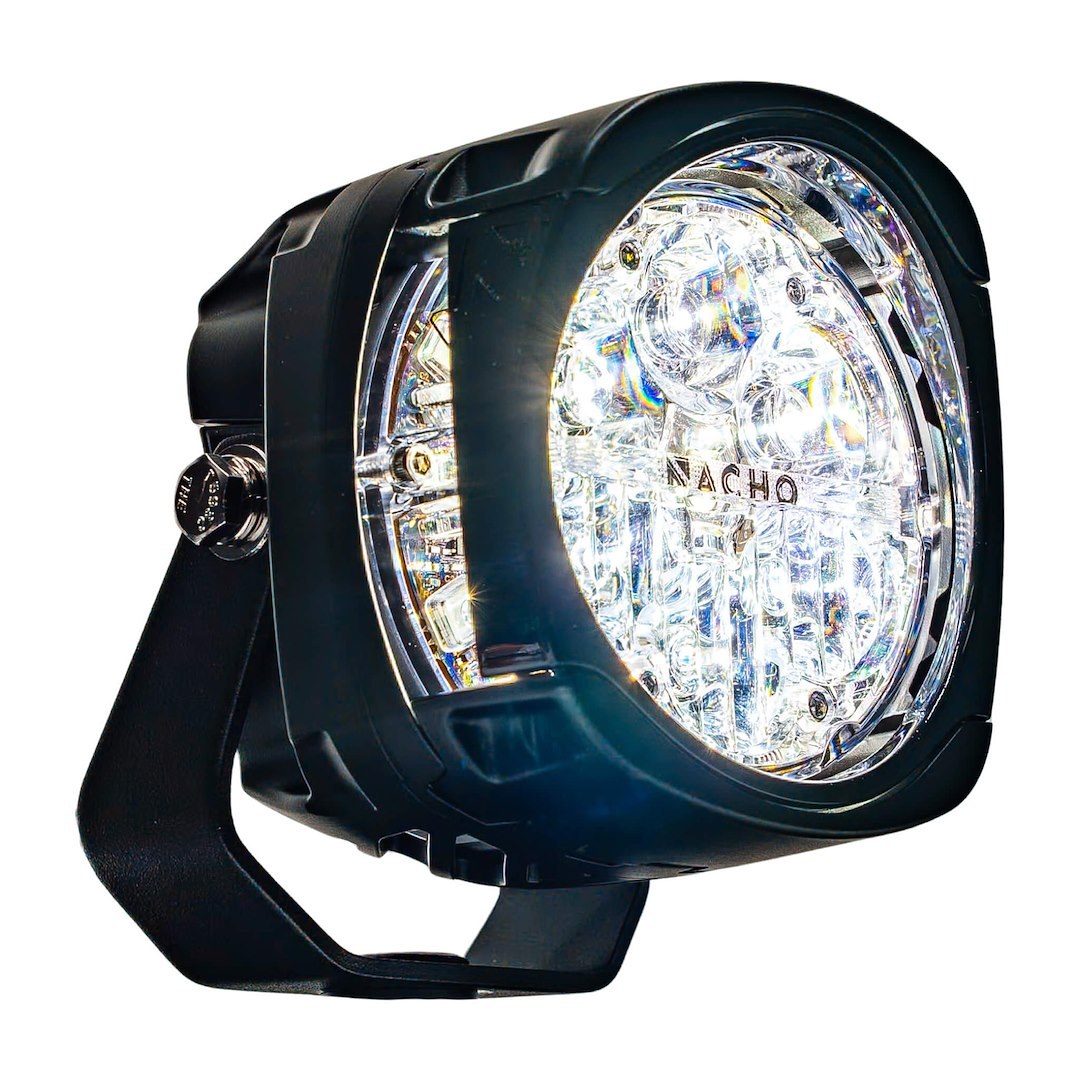 ARB 4×4 Accessories Warning Light, Nacho, LED Bulb, 6 LED, 4 Inch Housing, 80 Watts, Combination Beam/ Red Strobe/ Blue Strobe Functions – PM435RB