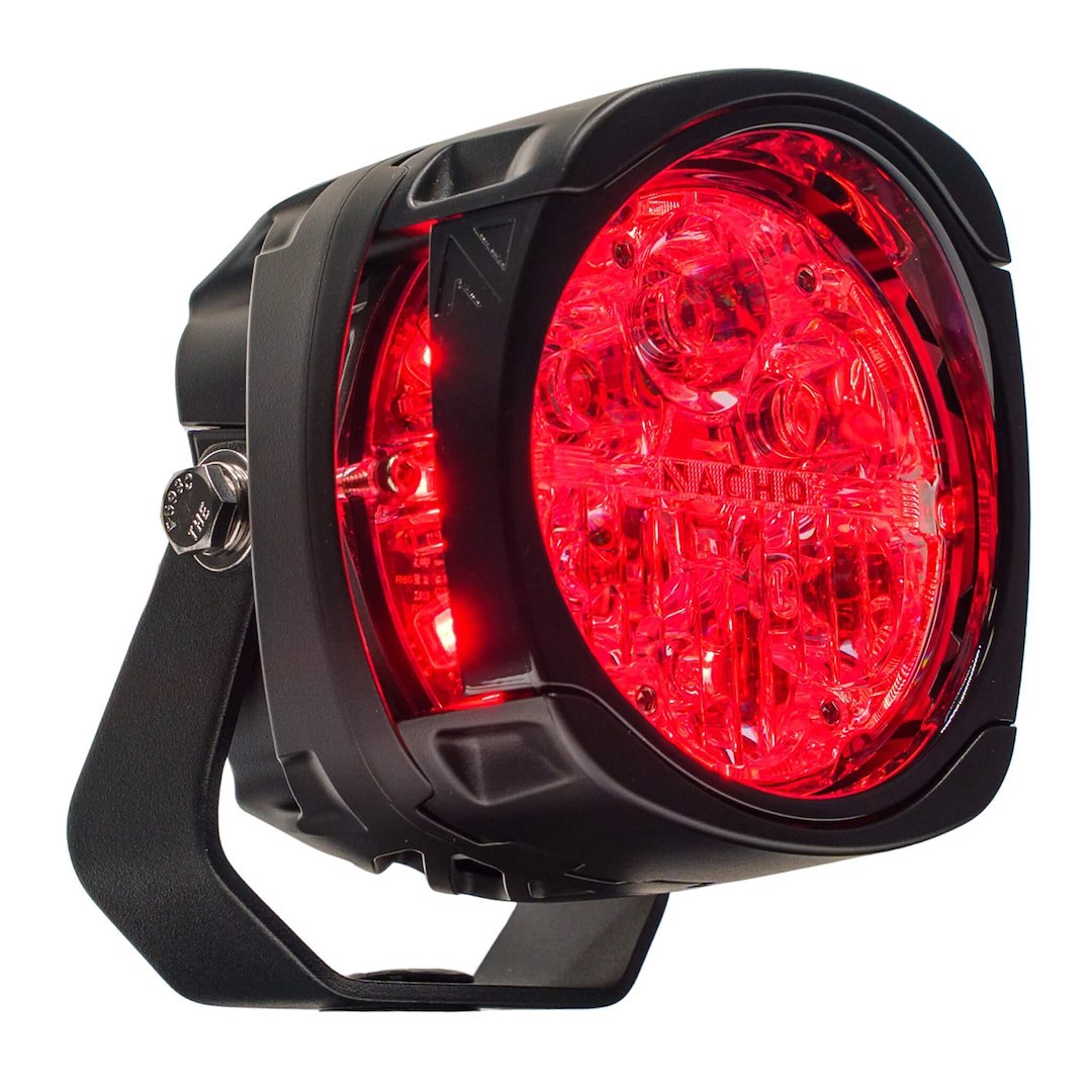ARB 4×4 Accessories Warning Light, Nacho, LED Bulb, 6 LED, 4 Inch Housing, 80 Watts, Combination Beam/ Red Strobe/ Blue Strobe Functions – PM435RB