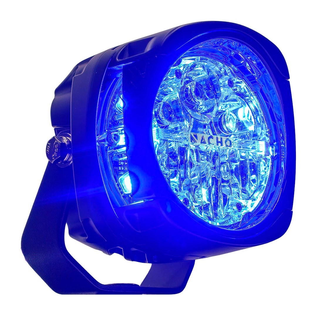 ARB 4×4 Accessories Warning Light, Nacho, LED Bulb, 6 LED, 4 Inch Housing, 80 Watts, Combination Beam/ Red Strobe/ Blue Strobe Functions – PM435RB