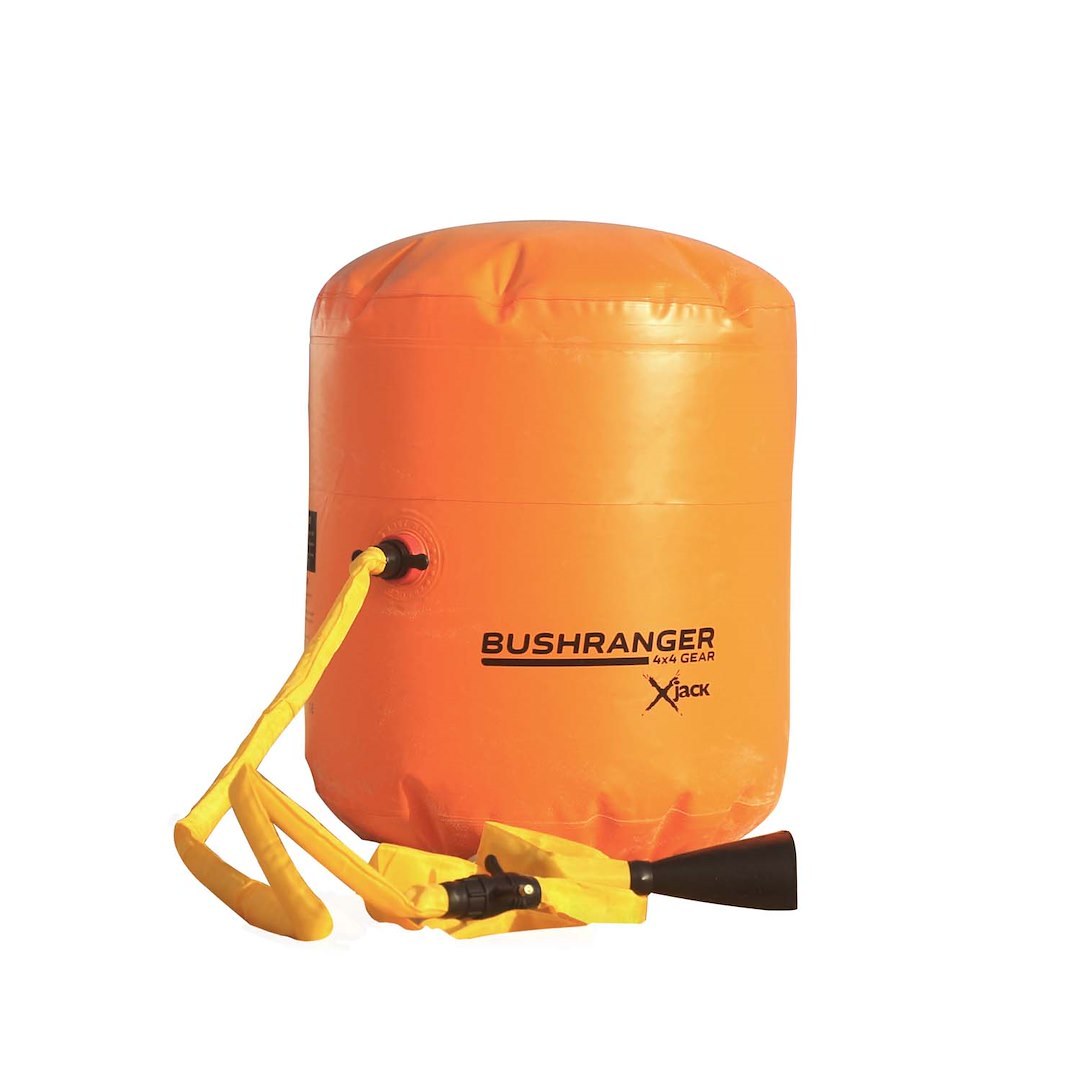 ARB 4×4 Accessories Jack, X-Jack, Balloon Jack, Exhaust Operated, 4400 Pound Capacity, Up to 31 Inch of Lift, Orange – RJX01