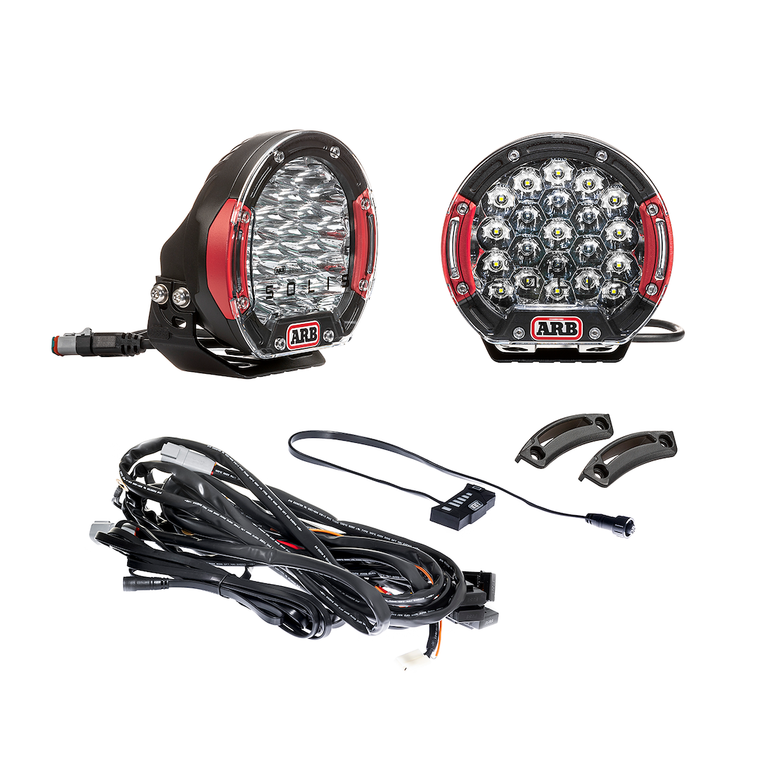 ARB 4×4 Accessories Driving/ Fog Light, Intensity, LED Bulb, 21 LED Bulbs, 7-1/4 Inch Round, 165 Watt, Fog Beam, Clear Lens – SJB21FKIT