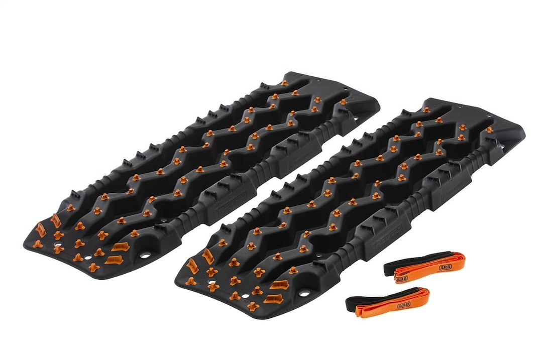 ARB 4×4 Accessories Traction Mat, Tred Pro™, 45.67 Inch Length X 12.99 Inch Width X 2.56 Inch Height, Nylon Teeth, Black/ Orange – TREDPROBOB