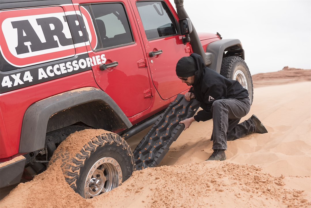 ARB 4×4 Accessories Traction Mat, Tred Pro™, 45.67 Inch Length X 12.99 Inch Width X 2.56 Inch Height, Nylon Teeth, Red – TREDPROR