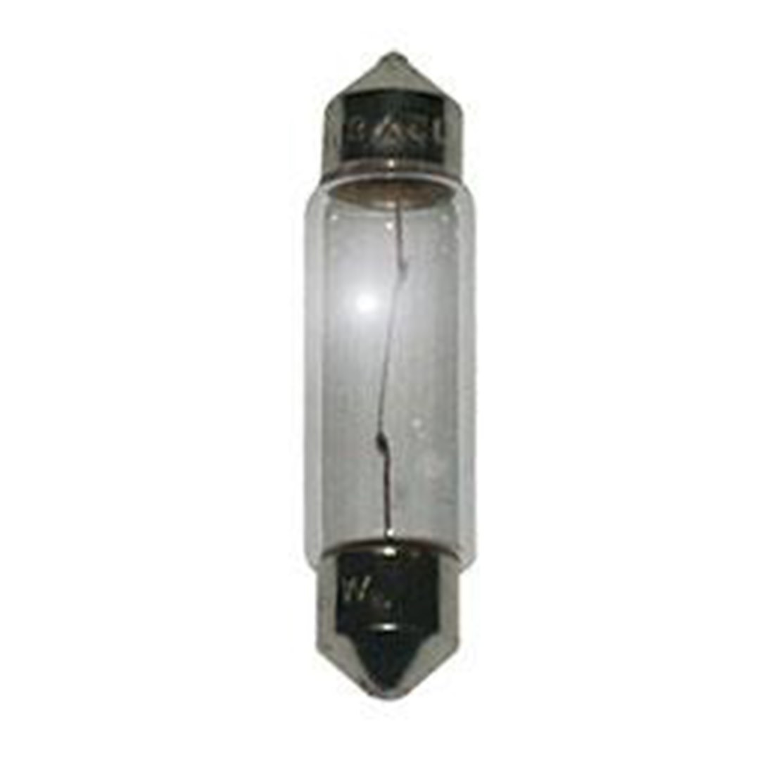 Arcon Multi Purpose Light Bulb, Replacement for Navigation Light Bulb 71-DP-CLR, 12 Volt, Nickel Plated Brass End Caps, 2 Per Card – 11971