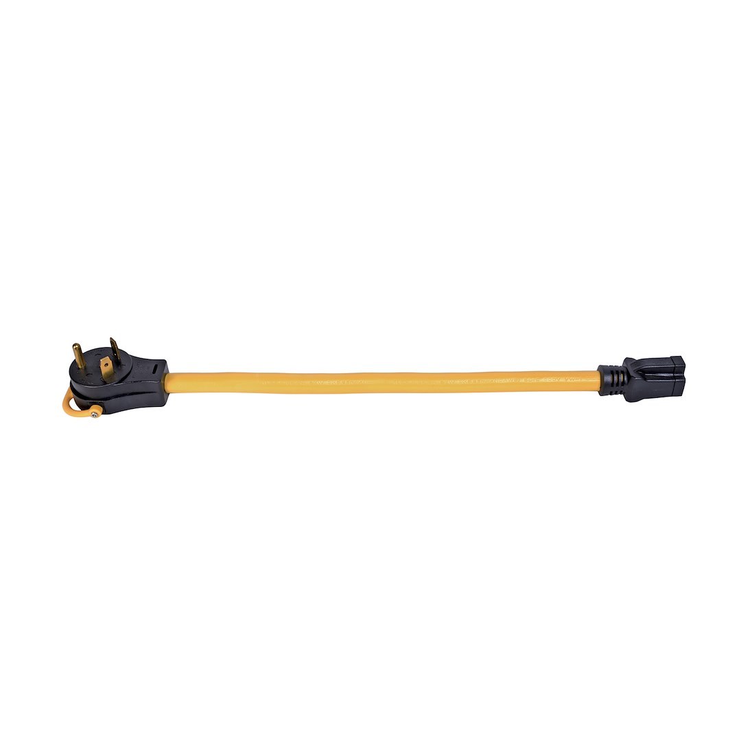 Arcon Power Cord Adapter, Replacement Adapter for Generator, Pigtail Type, 15 Amp Female to 30 Amp Male, 18 Inch Length – 14362C