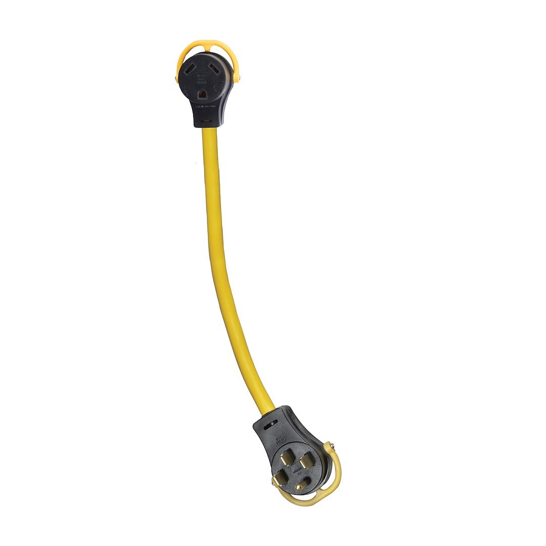 Arcon Power Cord Adapter, Replacement Adapter for Generator, Pigtail Type, 30 Amp Female to 50 Amp Male, 18 Inch Length – 14367C