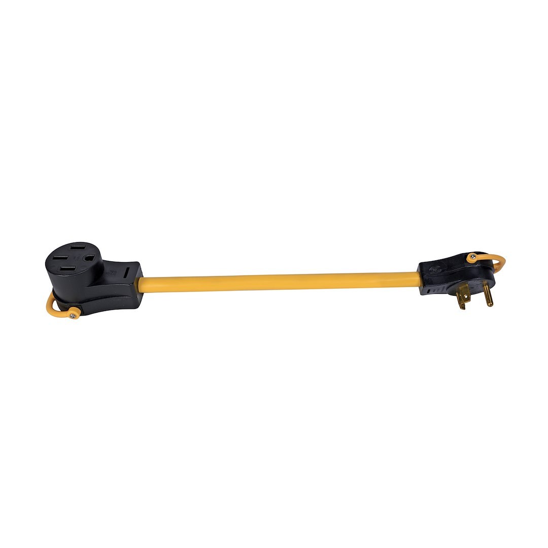 Arcon Power Cord Adapter, For Connecting 50 Amp Female to 30 Amp Male, 110 Volt, Pigtail Type, 18 Inch Length, Easy Grip Handles on Both Ends – 14371C