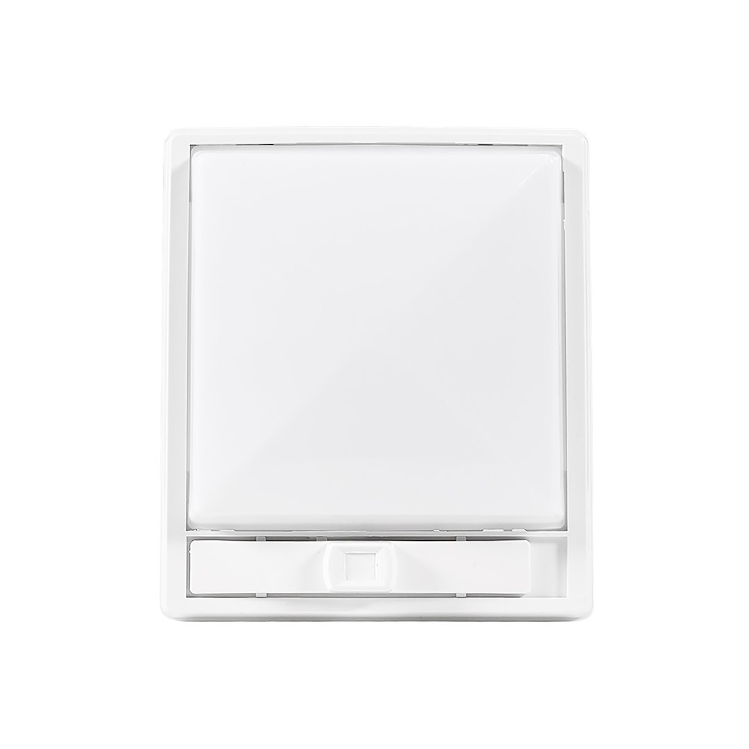 Arcon Interior Light, Single Ceiling Light, 6-1/4 Inch Length X 5-1/2 Inch Width X 1-5/8 Inch Height, White Lens, 12 Volt – 14655