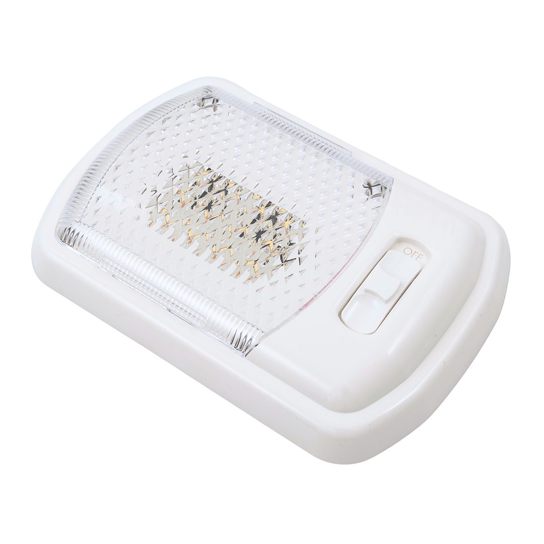 Arcon Interior Light – LED, LED Ceiling Single Light, Clear Lens, 7-1/4 Inch Length X 4.95 Inch Width, Bright White SMD LED, 12 Volt – 20669N