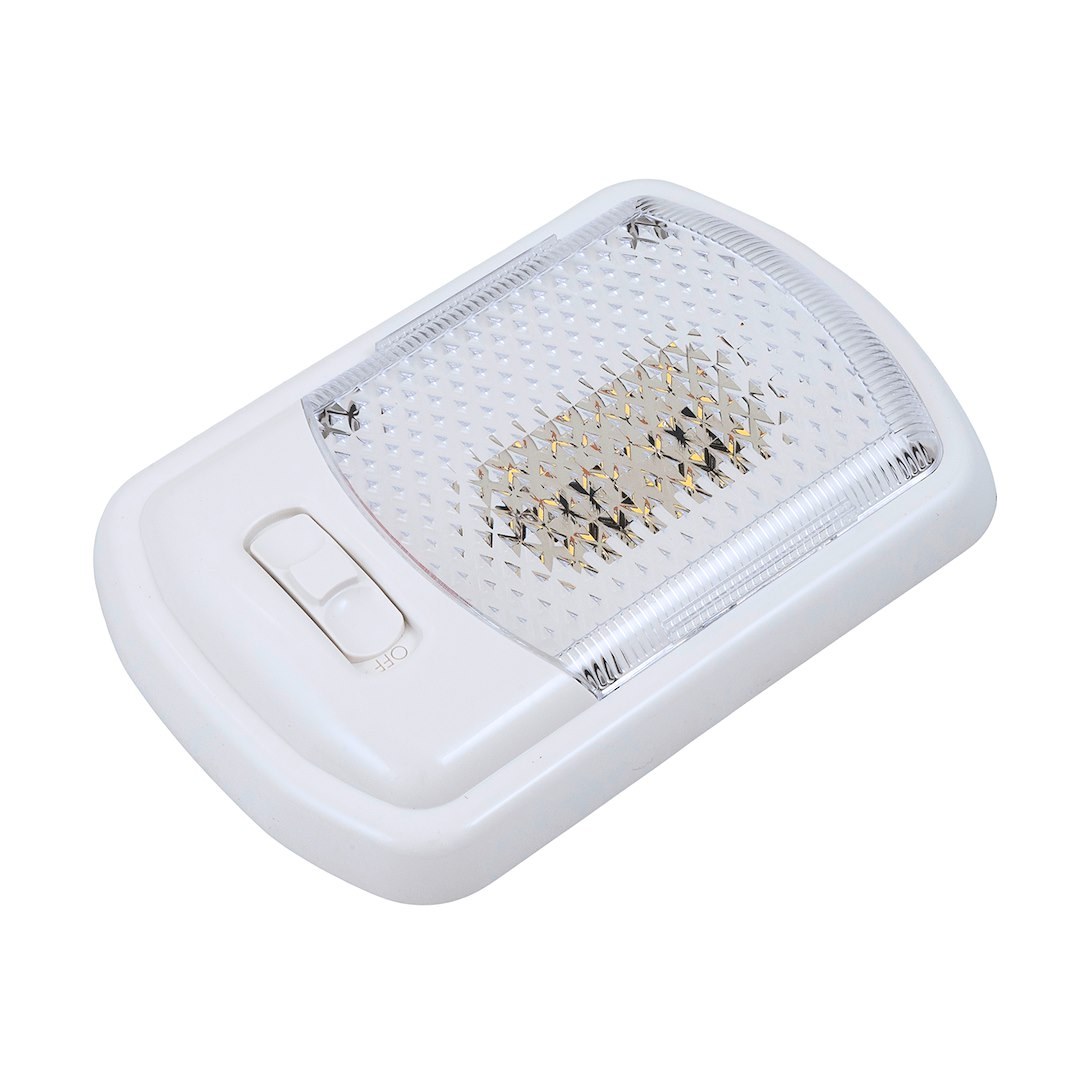 Arcon Interior Light – LED, LED Ceiling Single Light, Clear Lens, 7-1/4 Inch Length X 4.95 Inch Width, Soft White SMD LED, 12 Volt – 20711N