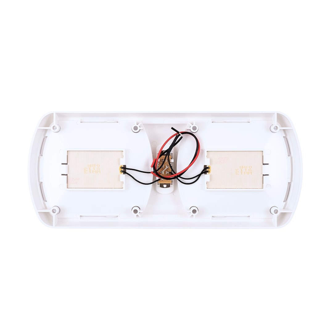 Arcon Interior Light – LED, LED Ceiling Double Light, Clear Lens, 11.56 Inch Length X 4.95 Inch Width, Soft White SMD LED, 12 Volt – 20712N