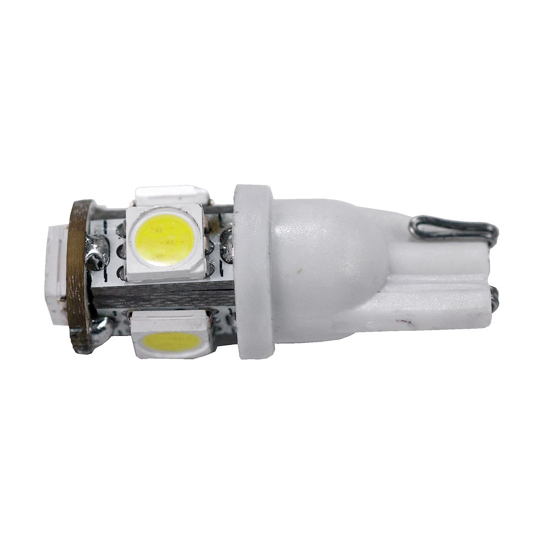 Arcon Roof Marker Light Bulb – LED, 5 LED Bulb, 12 Volt/ 3.2 Watt, Bright White, Pack of 6 – 50558