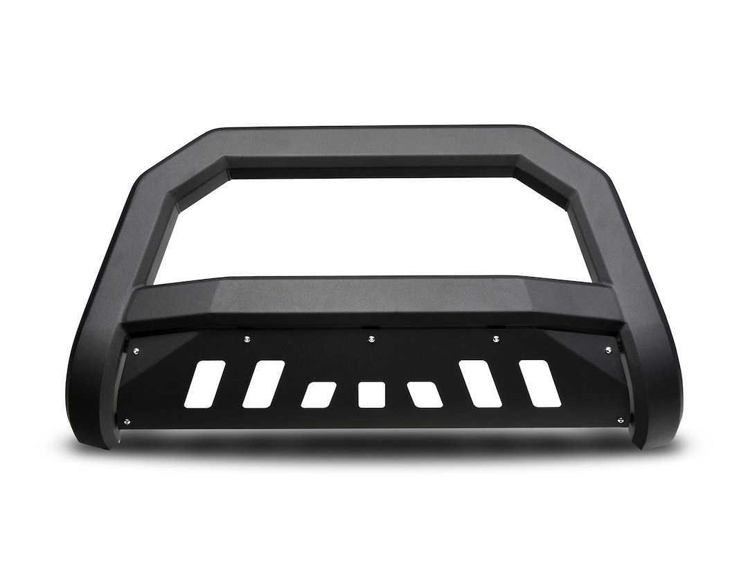 Armordillo Bull Bar, AR Series, Powder Coated, Matte Black, Steel, 3 Inch Tube Diameter, With Light Mounting Tabs, With Skid Plate – 7170094